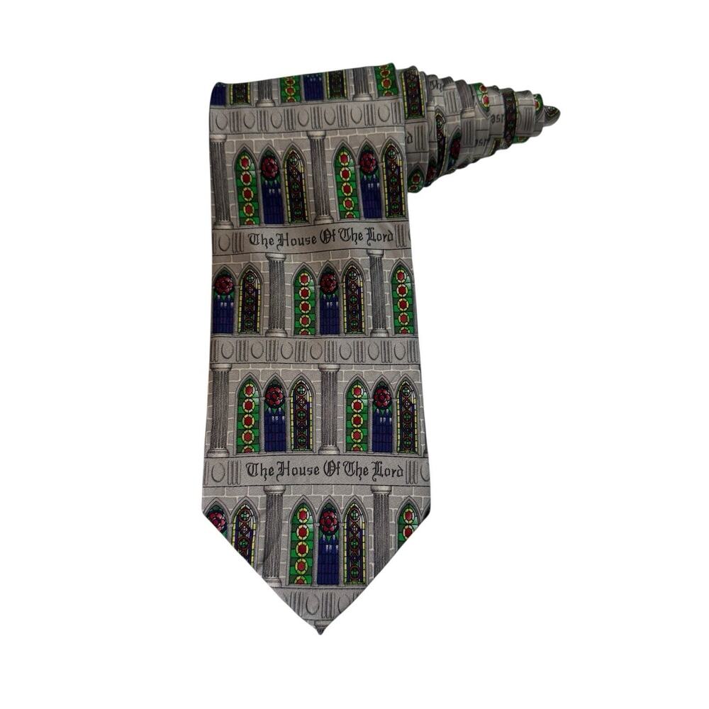 Eagle Wings The House If The Lord Stained Glass Windows Religious Necktie